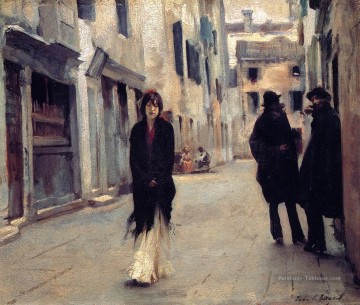  singer peintre - Rue à Venise John Singer Sargent